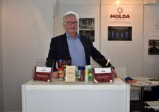 Gerd Friedrich der Firma Molda war zum ersten Mal auf der Fruit Logistica vertreten. Das Unternehmen beliefert vorrangig mittelständische Unternehmen mit Verarbeitungs- und Trockungstechnologie.